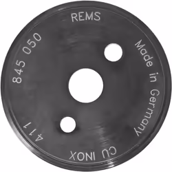 Rotella REMS CU-INOX n. 845050 caratteristiche del prodotto: Per tubi di stampa montaggio sistemi in acciaio inox, rame, acci ...