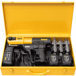 Pressa radiale a batteria Mini-Press 14 V ACC Set V 15-18-22 - Robusta e compatta pressa radiale a batteria 22 kN con scarico ...