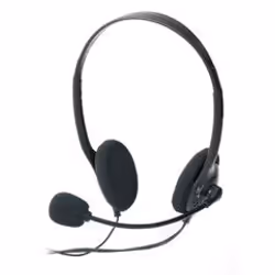 Ednet Headset, Cablato, 20 - 20000 Hz, Musica e Chiamate, Auricolare, Nero