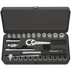 Matador - Set di chiavi a bussola esagonali, 6,3 (1/4) af (2061), 2135 9281