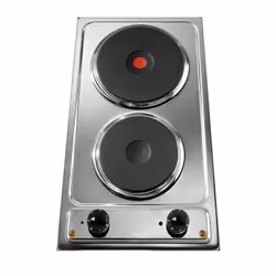 Amica 27824 piano cottura Nero, Acciaio inox Da incasso 30 cm 2 Fornello(i) - Vista aggiuntiva 4