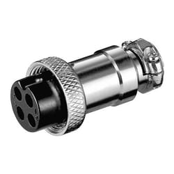 Goobay microphone jack 4-poles MK 4 Argento