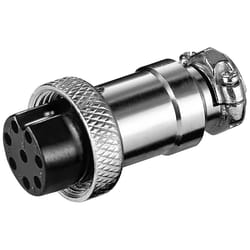 Goobay 11231 cavo di collegamento XLR-8 pin Argento