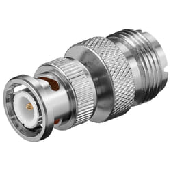 Goobay 11351 adattatore per inversione del genere dei cavi BNC UHF Argento