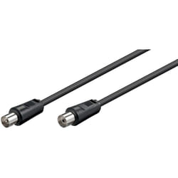Goobay 11509 cavo coassiale 0,5 m Nero