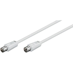 Microconnect COAX015W cavo coassiale 1,5 m Bianco