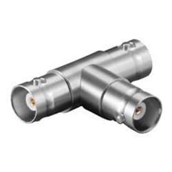 Goobay BNC FFF Acciaio inox