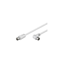 Goobay AKWG 150 1.5m cavo coassiale 1,5 m Bianco