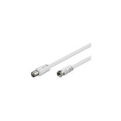 Goobay AKFT 150 1.5m cavo coassiale 1,5 m SAT Bianco