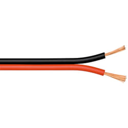 Goobay 15085 cavo audio 100 m Nero, Rosso