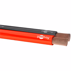 Goobay 15096 cavo audio 10 m Nero, Rosso