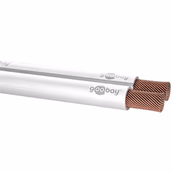 Goobay 15117 cavo audio 10 m Bianco