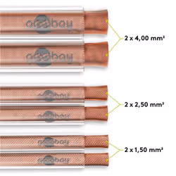 Goobay 15133 cavo audio 100 m Trasparente