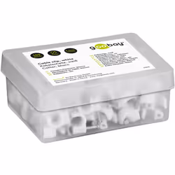 Goobay 17079 fermacavo Bianco 100 pz - Vista aggiuntiva 6