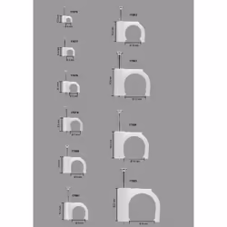 Goobay 17085 fermacavo Bianco 100 pz - Vista aggiuntiva 5