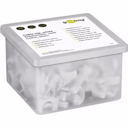 Goobay 17085 fermacavo Bianco 100 pz - Vista aggiuntiva 6