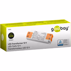 Goobay 30002 power supply Adatto per uso interno Trasformatore di illuminazione elettronico 20 W - Vista aggiuntiva 8