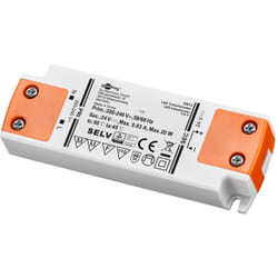 Goobay 30612 trasformatore di luce Adatto per uso interno Trasformatore di illuminazione elettronico 20 W