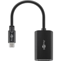Goobay 38531 cavo e adattatore video 0,2 m USB tipo-C VGA (D-Sub) Nero