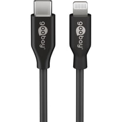 Goobay 39445 cavo Lightning 1 m Nero
