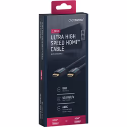 ClickTronic 40988 cavo HDMI 1 m HDMI tipo A (Standard) Nero - Vista aggiuntiva 7