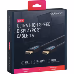 ClickTronic 40995 cavo DisplayPort 3 m 2x DisplayPort Nero - Vista aggiuntiva 6