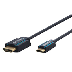 ClickTronic 44930 cavo e adattatore video 3 m USB tipo-C HDMI tipo A (Standard) Nero