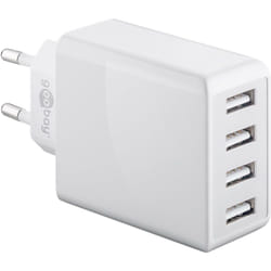 Wentronic 44962 Caricabatterie per dispositivi mobili Universale Bianco AC Interno