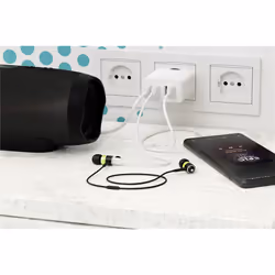 Wentronic 44962 Caricabatterie per dispositivi mobili Universale Bianco AC Interno - Vista aggiuntiva 5