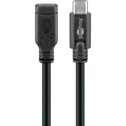 Goobay 45393 cavo USB USB 3.2 Gen 1 (3.1 Gen 1) 1 m USB C Nero