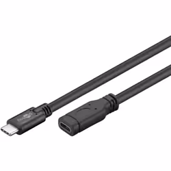 Goobay 45393 cavo USB USB 3.2 Gen 1 (3.1 Gen 1) 1 m USB C Nero