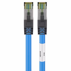 Goobay 45663, 7,5 m, Cat8.1, S/FTP (S-STP), RJ-45, RJ-45, Blu