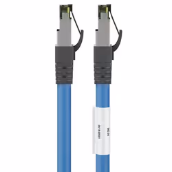 Goobay 45663 cavo di rete Blu 7,5 m Cat8.1 S/FTP (S-STP)
