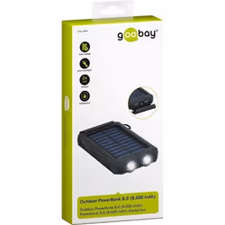 Goobay 49216 batteria portatile Polimeri di litio (LiPo) 8000 mAh Nero, Blu - Vista aggiuntiva 4