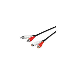 Goobay AVK 125-500 5.0m cavo audio 5 m 2 x RCA Nero