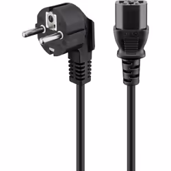 Goobay 50078, 2,5 m, CEE7/7, IEC C13, H05VV-F3G, 250 V