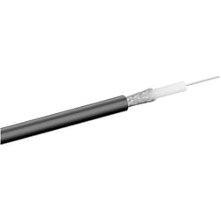 Goobay 50093 cavo coassiale RG-58 100 m Nero