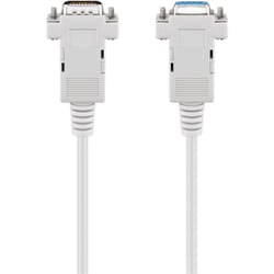 Goobay 50224 cavo seriale Grigio 2 m DB-9