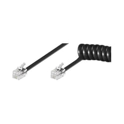 Goobay 50270 cavo telefonico 2 m Nero