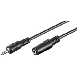 Goobay 50432 cavo audio 3 m 3.5mm Nero