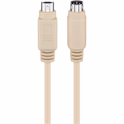 Goobay 50555 cavo PS/2 2 m 6-p Mini-DIN Beige - Vista aggiuntiva 2