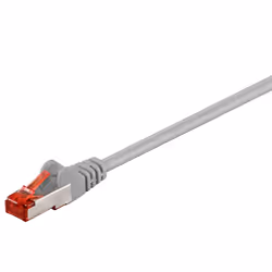 Goobay 50887, 2 m, Cat6, S/FTP (S-STP), RJ-45, RJ-45, Grigio