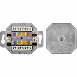 Goobay 50972 presa energia 2 x RJ-45 Bianco - Vista aggiuntiva 4