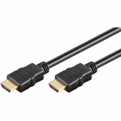Goobay 51820, 2 m, HDMI tipo A (Standard), HDMI tipo A (Standard), Compatibilità 3D, 10,2 Gbit/s, Nero