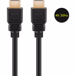 Goobay 51820 cavo HDMI 2 m HDMI tipo A (Standard) Nero