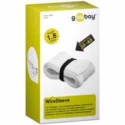 Goobay 51918 guaina per cavo Bianco