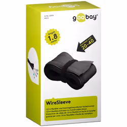 Goobay 51919 guaina per cavo Nero