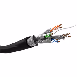 Goobay 52768, 100 m, Cat7, S/FTP (S-STP), Nero
