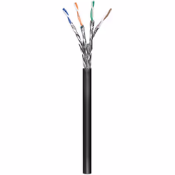 Goobay 53867 cavo di rete Nero 50 m Cat7 S/FTP (S-STP)
