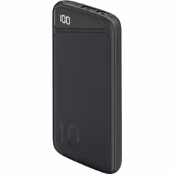 Goobay 53935, 10000 mAh, Polimeri di litio (LiPo), 3,7 V, Nero